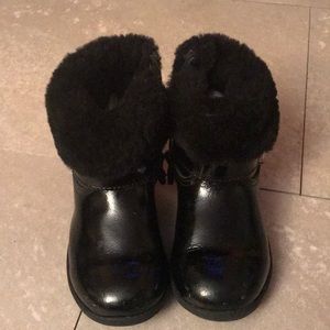 Toddler Gemma Patent Leather Boot size 7
